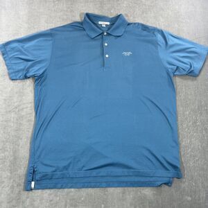 Peter Millar Mens XL Blue‎ Golf Polo Shirt